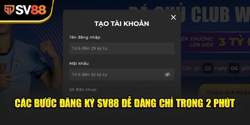 Các Bước Đăng Ký SV88 Dễ Dàng Chỉ Trong 2 Phút